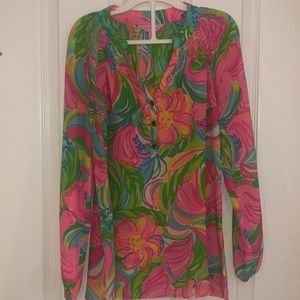 Lilly Pulitzer Elsa top XXS. 100% silk.